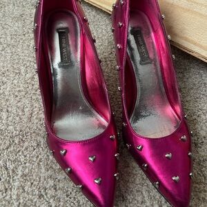 Nine West heart heels